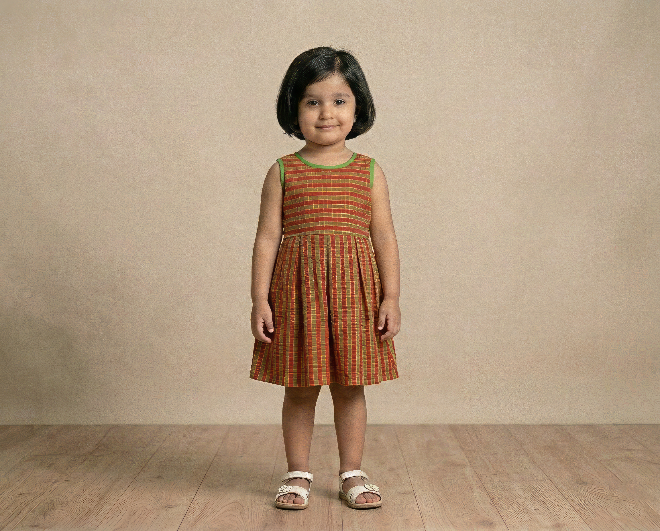 Pure Handloom Cotton Zari Checks Jumpsuit