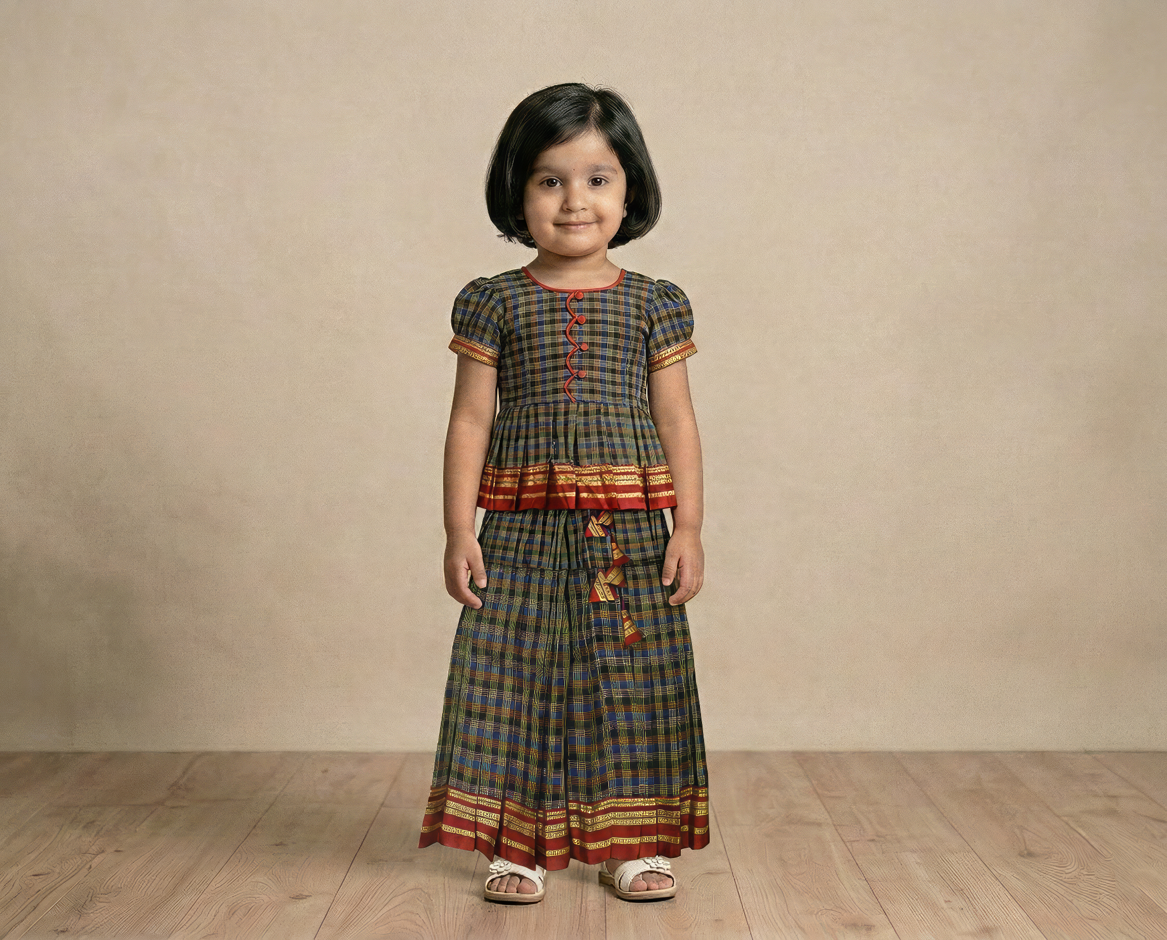 Pure Handloom Ilkal Parkar Polak Set