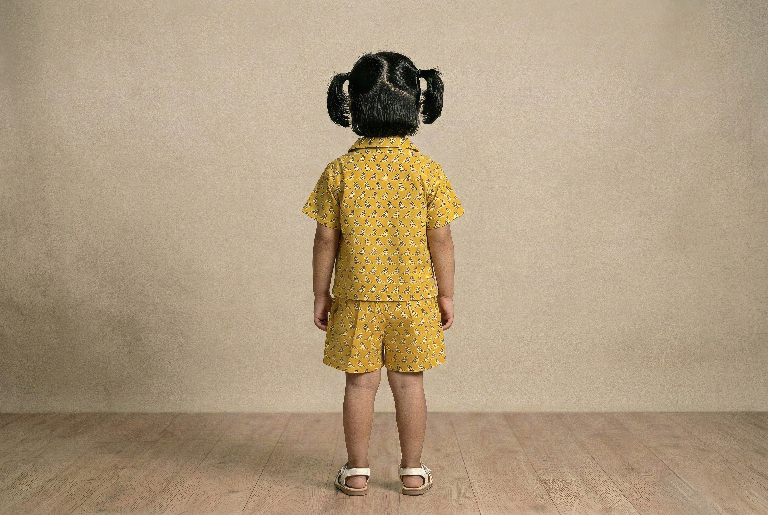 Pure Cotton Quirky Print Shirt & Short Pant Nightsuit